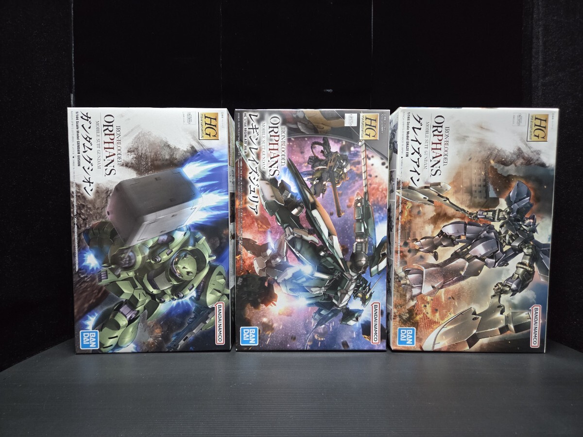 HG1/144◆ガンプラ3種セット◆鉄血のオルフェンズ◆未組立品◆バンダイ