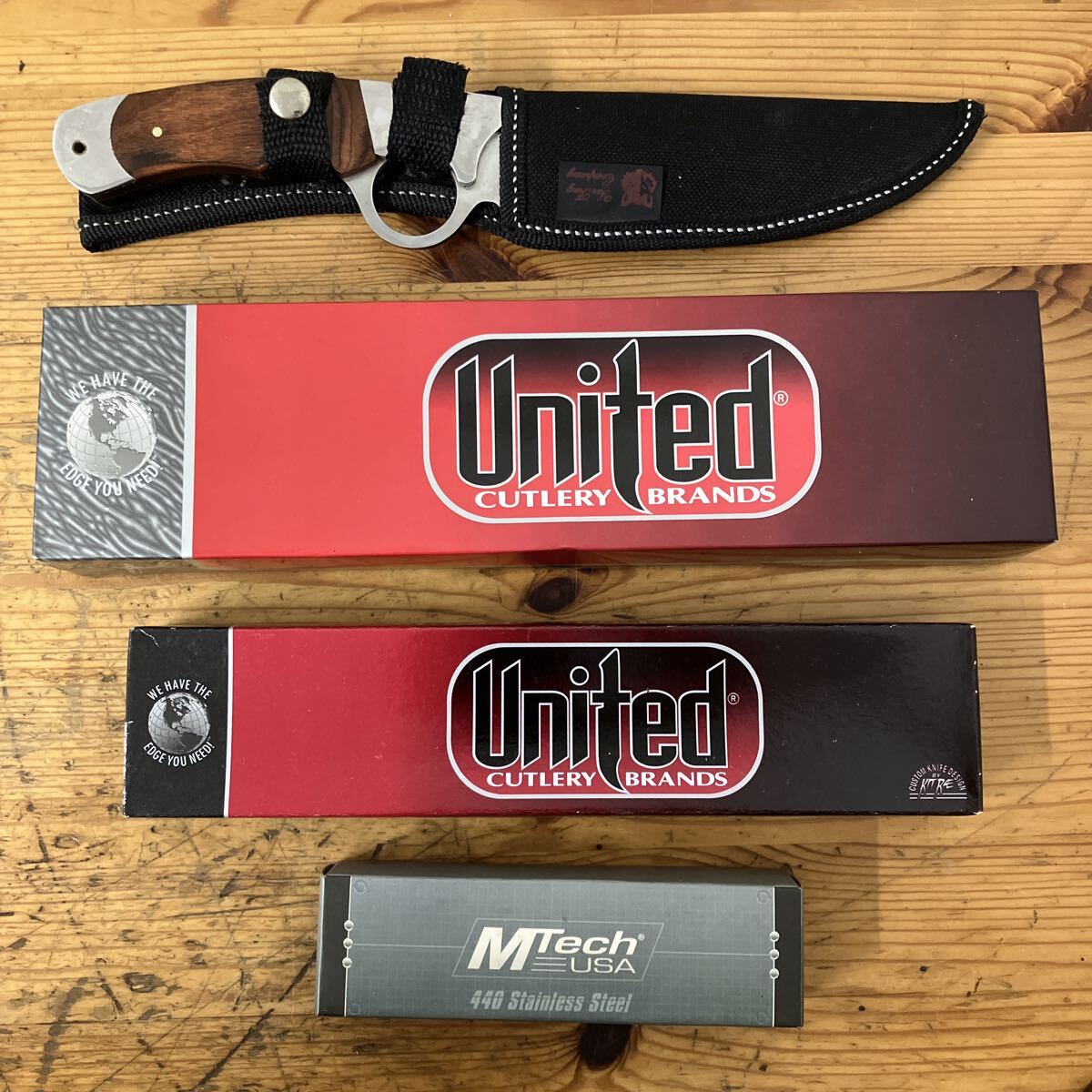 TKK432【セット売り★】ナイフ 折り畳み式ナイフ サバイバルナイフ United Cutlery Brands Mtech USAなど 保管品 現状品