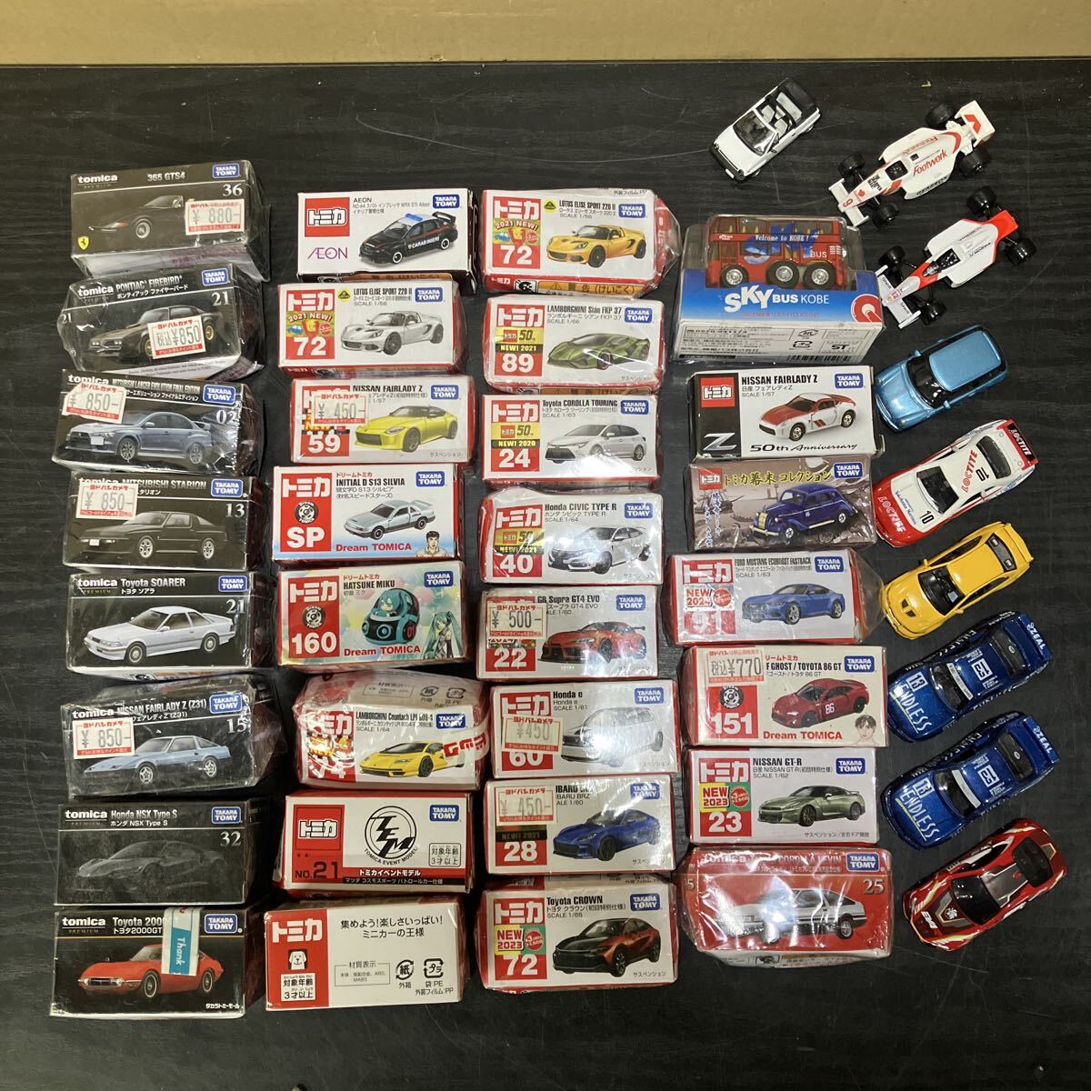 TKK446【まとめ売り★】 トミカ TOMICA TAKARA TOMY ミニカー 計40台 日産 トヨタ ホンダ マツダ ランボルギーニなど 保管品 現状品