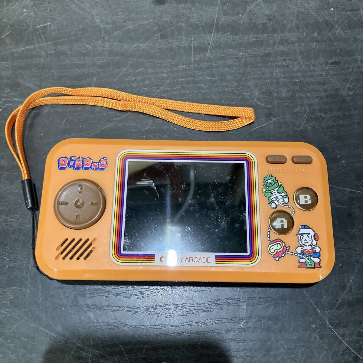 TKK460 MY ARCADE DigDug ポケットプレイヤー ディグダグ ドルアーガの塔 通電OK 画面割れアリ 現状品