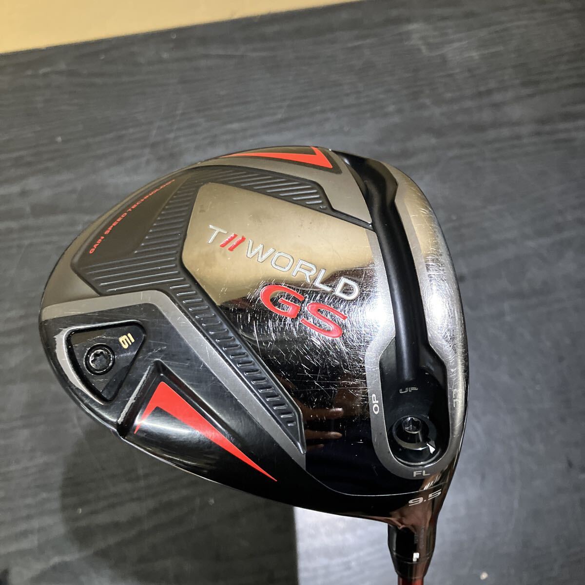 TKK461 HONMA TOUR WORLD GS 9.5° ドライバー VIZARD FD-5S 本間ゴルフ 男性用 右利き ヘッドカバー・トルクレンチ付き