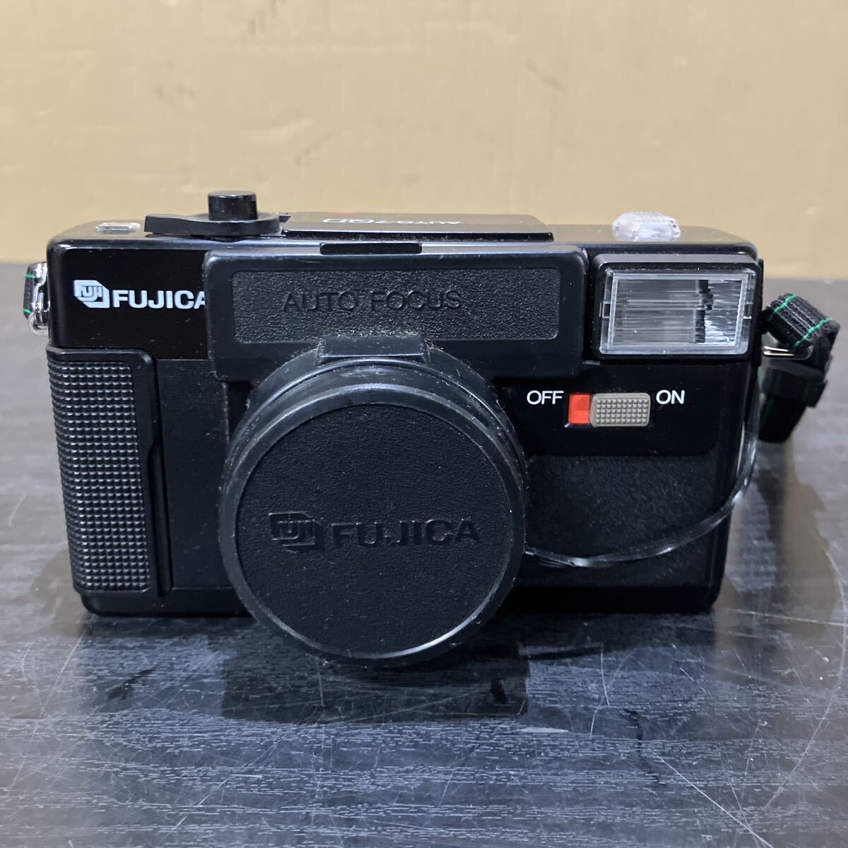 TKK464 FUJICA AUTO-7 QD コンパクトフィルムカメラ 昭和レトロ 当時物 動作未確認 現状品