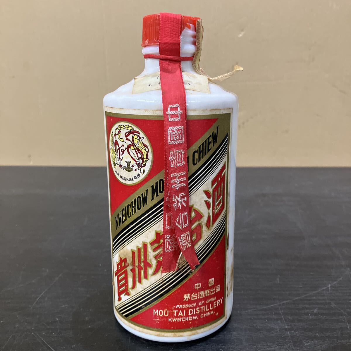 TKK297【未開栓★】貴州茅台酒 マオタイ酒 天女ラベル 55% 270ml 中国酒 古酒 蓋破損アリ 保管品 現状品