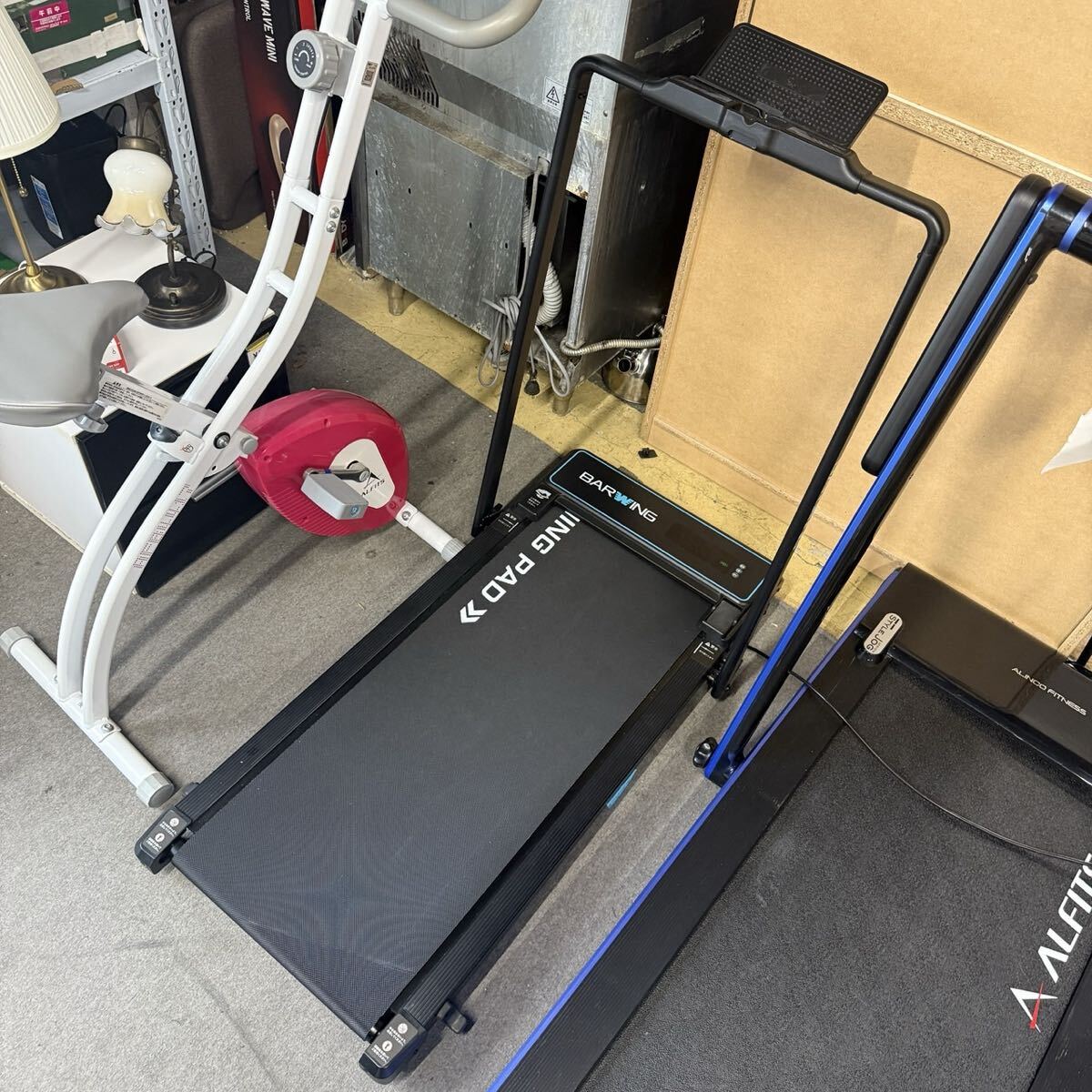 TKK475 BARWING ルームランナー ランニングマシン コンパクト BW-SWH01 リモコン付き スポーツ フィットネス