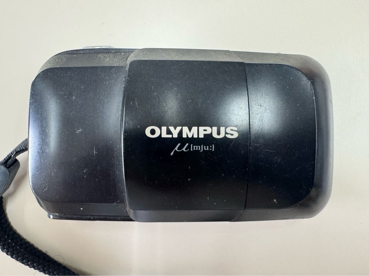 S1076 OLYMPUS μ mju オリンパス ミュー コンパクトフィルムカメラ ブラック