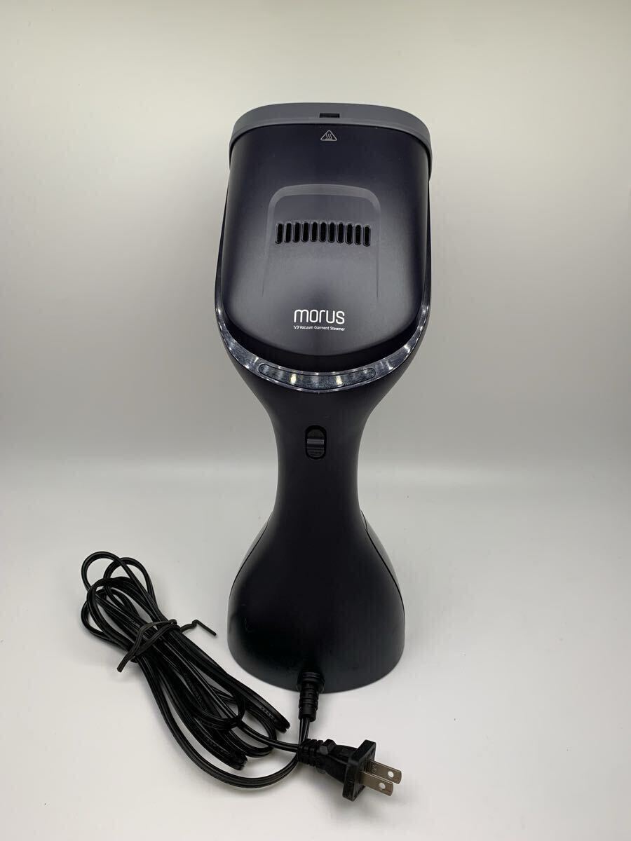 Morus V3 Vacuum Garment Steamer 衣類スチーマー ブラック 家電 ホームクリーニング シワのばし ハンディタイプ 動作確認済み は　