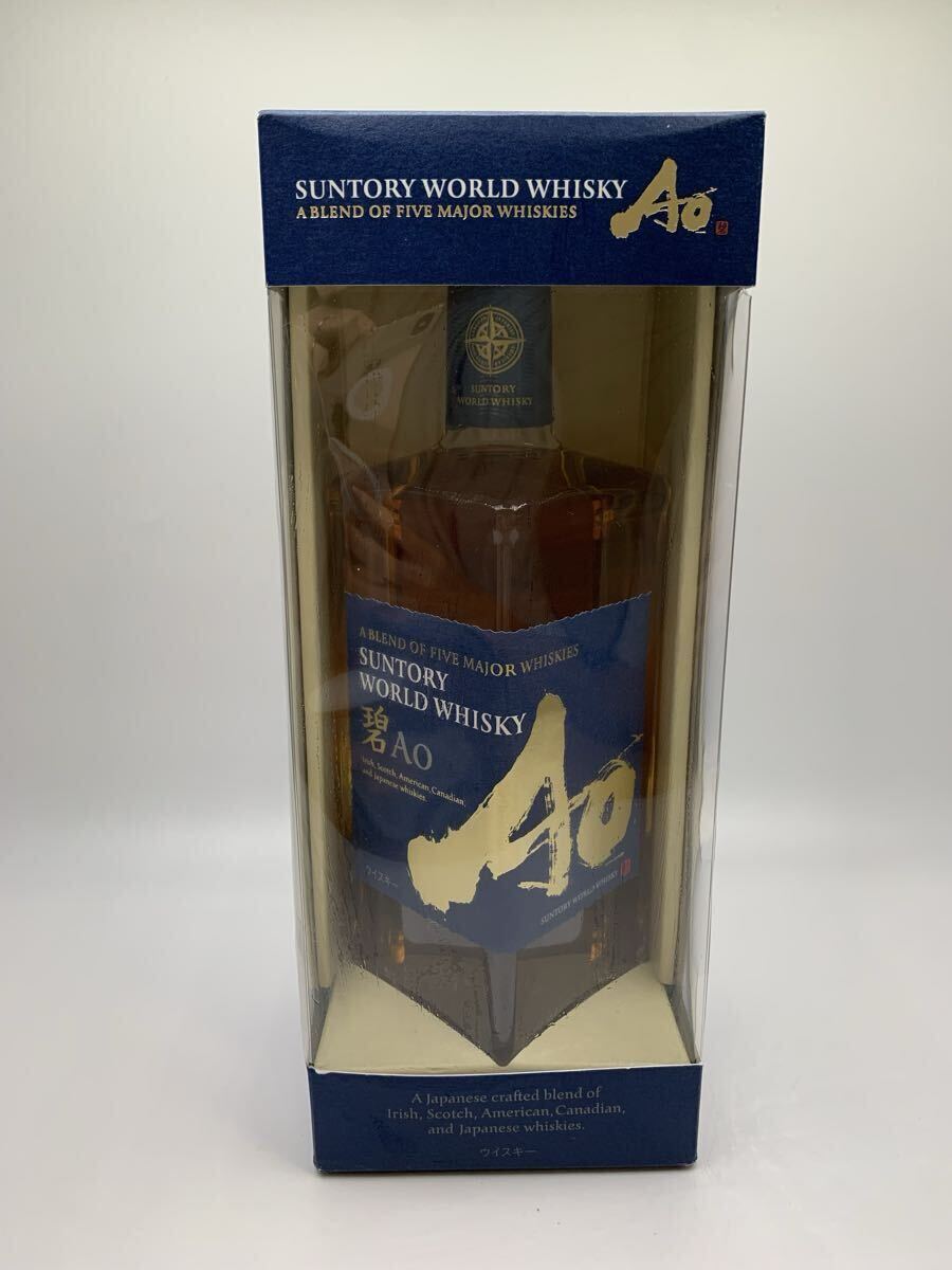 サントリー ワールドウイスキー 碧 Ao 43% SUNTORY WORLD WHISKY 700ml 箱付き 現状品　は