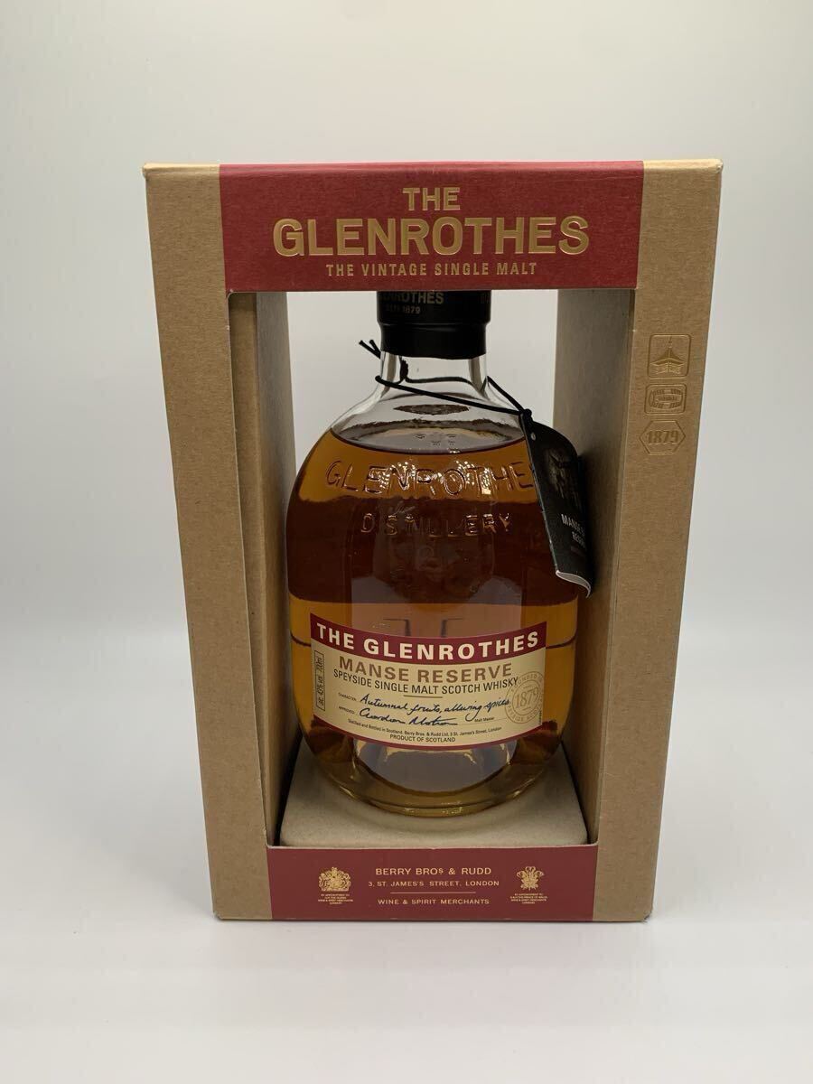ザ・グレンロセス マンセ・リザーブ 700ml 43% 箱 ネックタグ シングルモルト スコッチウイスキー THE GLENROTHES MANSE RESERVE 未開栓 は