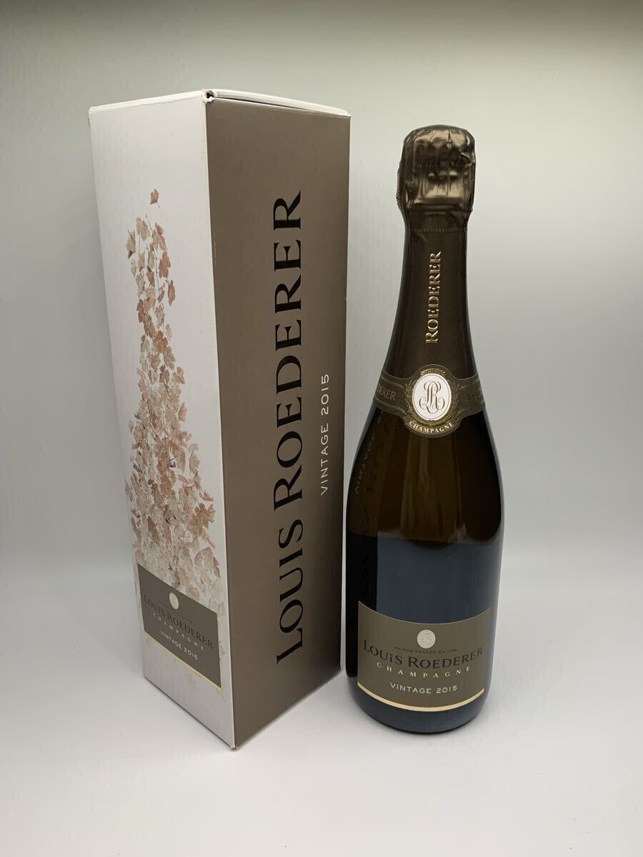 LOUIS ROEDERER VINTAGE 2015 ルイ ロデレール ヴィンテージ 750ml 箱付 未開栓 現状品　は