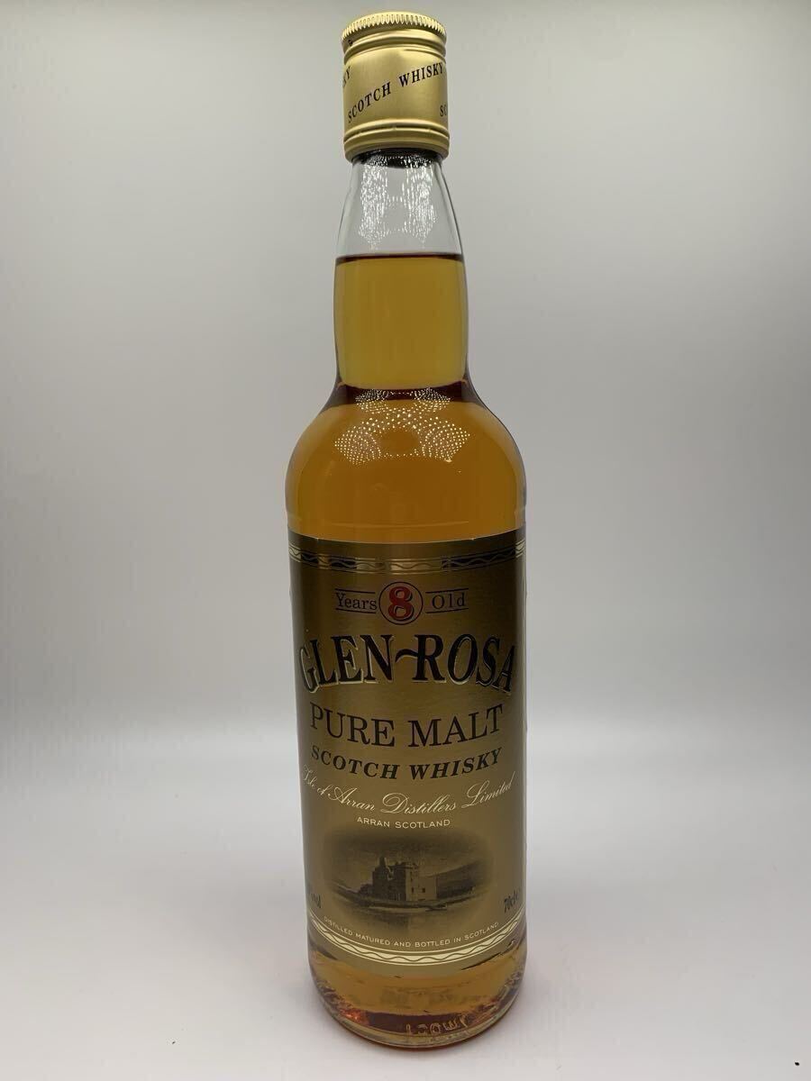 GLEN ROSA 8年 PURE MALT SCOTCH WHISKY グレンローザ ピュアモルト スコッチウイスキー 未開栓 1999年ボトリング 700ml 40% 現状品 は