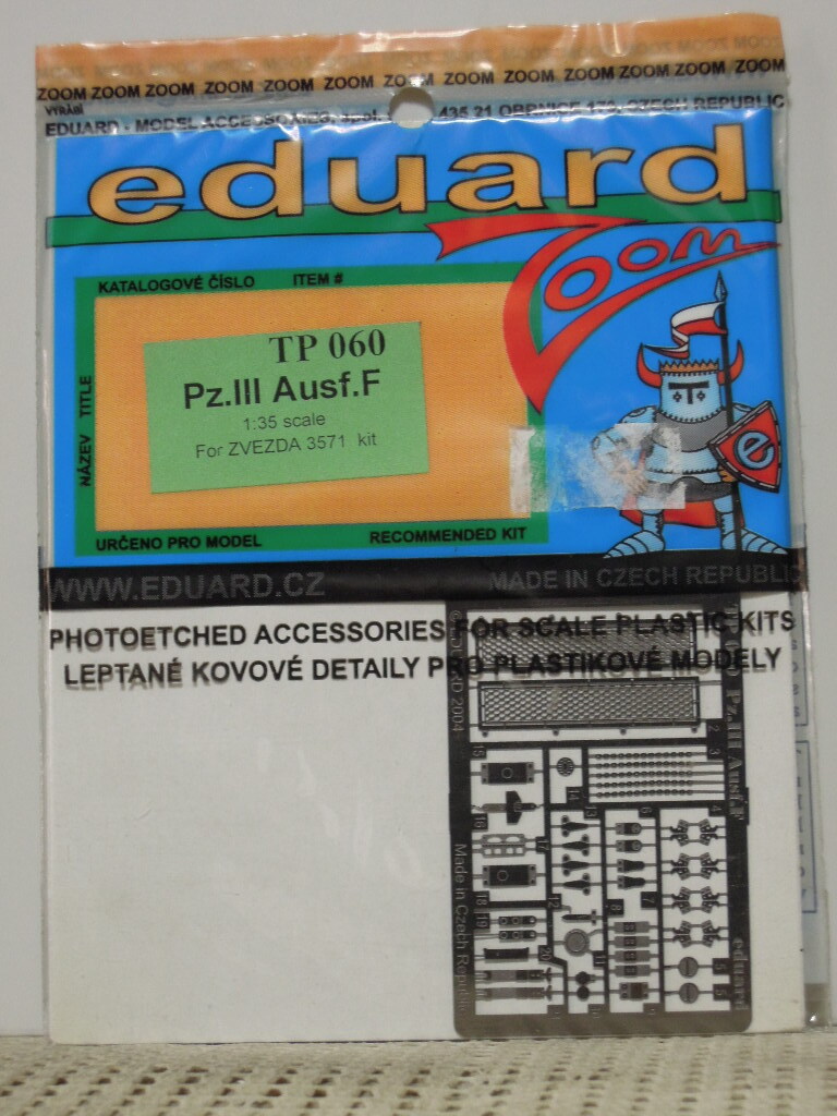 Eduard 1/35-060 - Pz.III Ausf.F