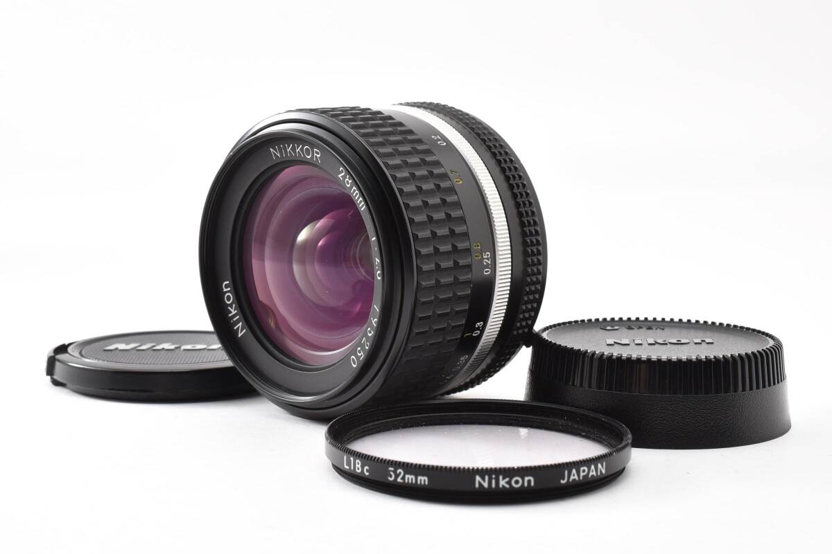 Nikon ニコン Ai-S NIKKOR 28mm F2.8 単焦点レンズ #4708