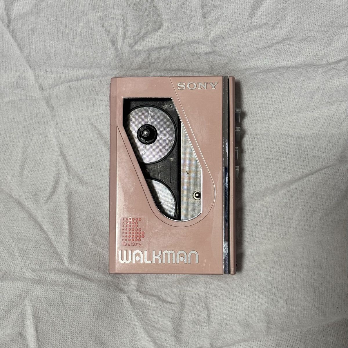 【1円スタート】SONY WALKMAN WM-30 ピンク ソニー ウォークマン カセットプレーヤー カセットウォークマン 昭和レトロ 当時物