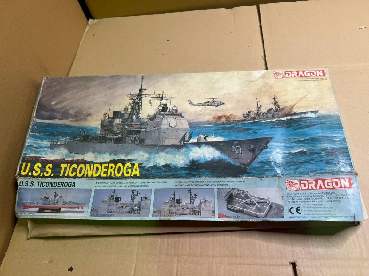7＃W/J278L　ドラゴン　1/350 U.S.S. TICONDEROGA -U.S.S. タイコンデロガ　現状/未確認　100サイズ