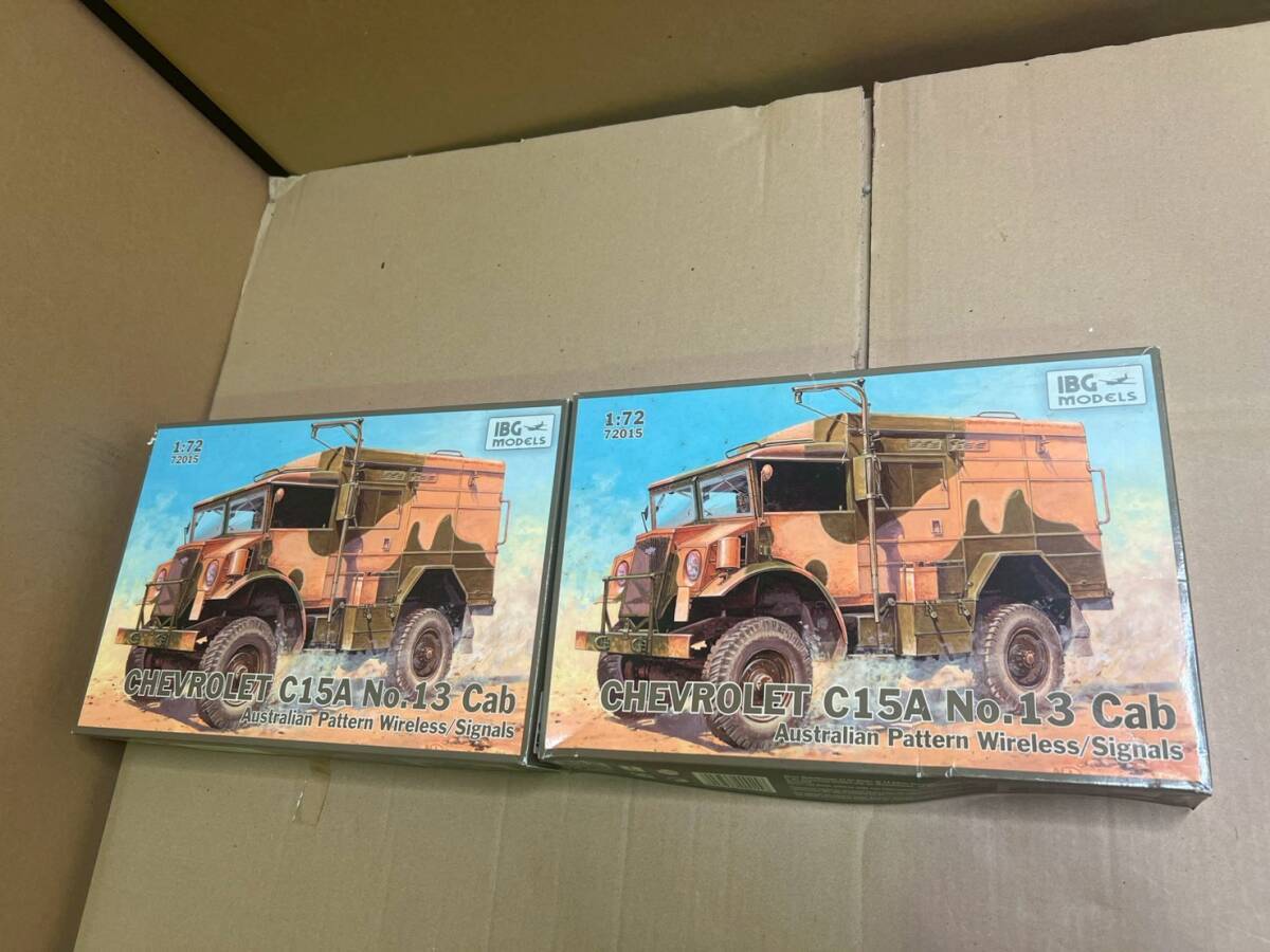 7＃W/J263L IBG MODELS 1/72 シボレー C15A No.13 キャブ オーストラリア仕様 無線車 中身未開封 2点 現状/未確認 100S