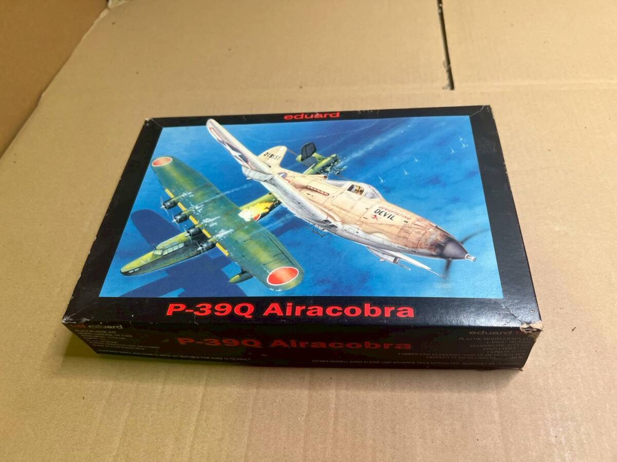 7＃W/J270L　Eduard 1/48 P-39Q エアラコブラ 中身未開封　現状/未確認　80サイズ