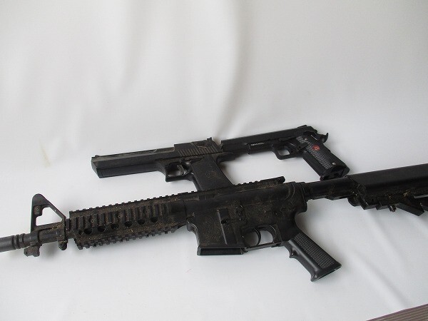 D56 MARUI エアガン M4 コルト デザートイーグル ASGK刻印 3点まとめ 現状品 府中市