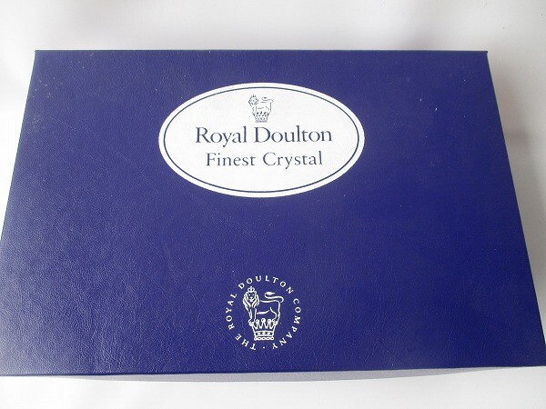 D54 ROYAL DOULTON ロイヤルドルトン Finest Crystal グラスセット 現状品 府中市