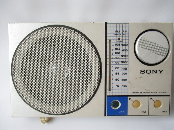 D34 SONY ソニー ICF-S30 ラジオ AM FM 現状品 府中市