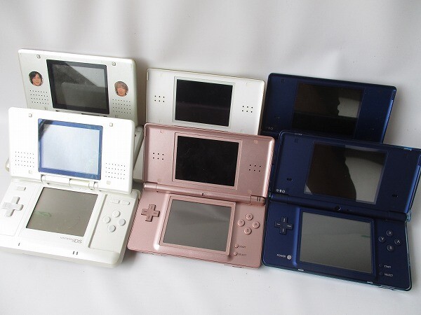 D27 Nintend 任天堂 DS Lite i 各2個 まとめ6点 NTR-001 USG-001 TWL-001 通電確認済 現状品 府中市