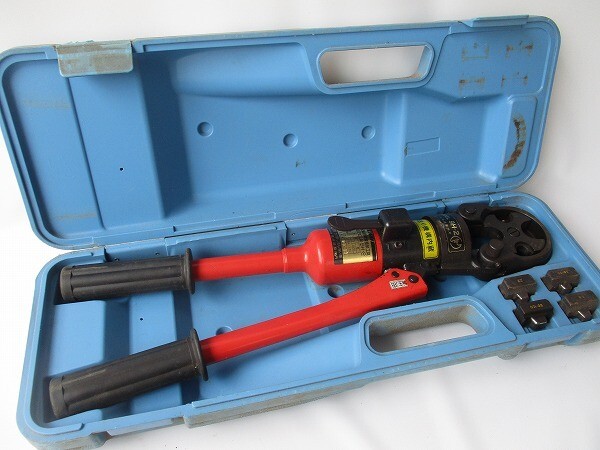 D8 泉製作所 IZUMI 屋内配線用 電線接続工具 手動油圧式工具 9H-2 工事 工具 現状品 府中市