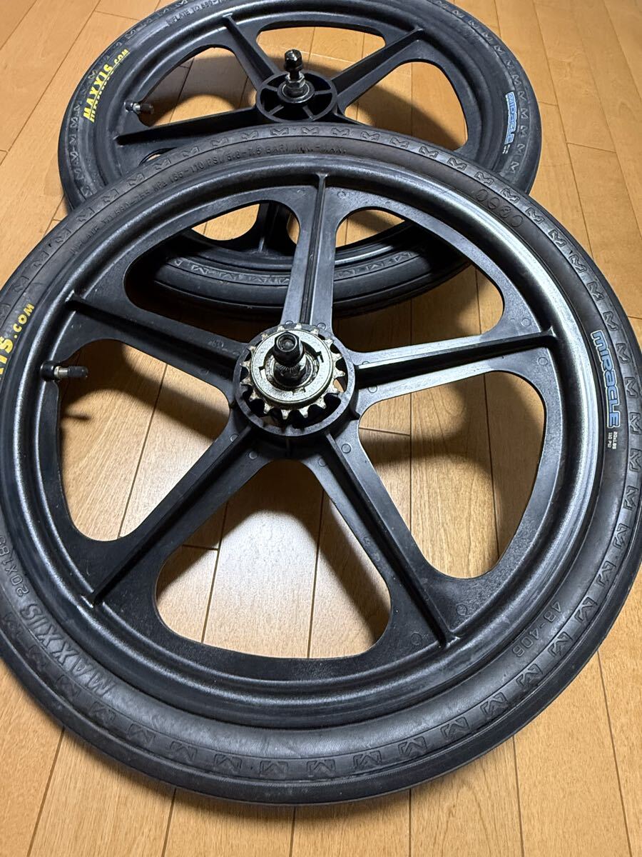 Old BMX ホイール　SKYWAYTUFF WHEEL Ⅱ20inch black