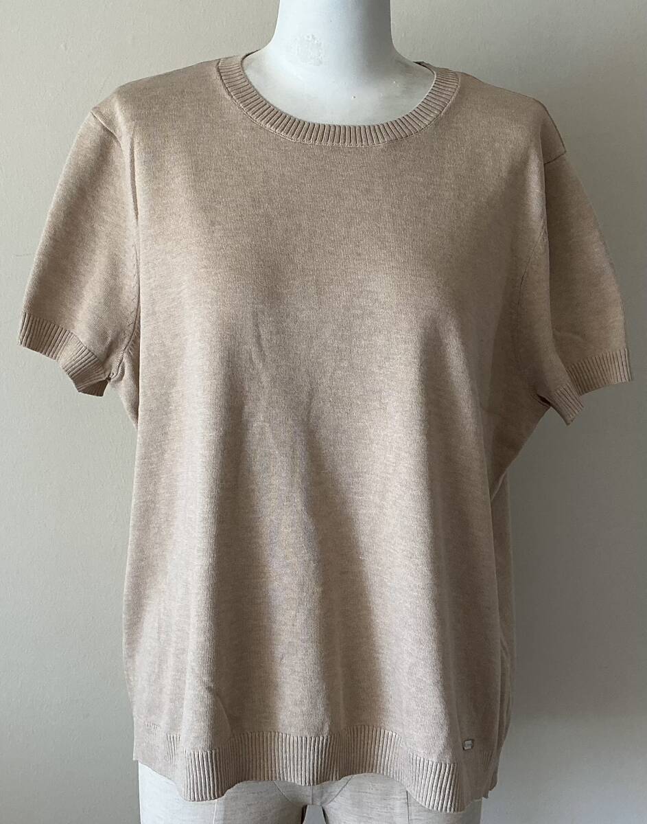 Calvin Klein Suitカルバンクラインスーツ新品L♪ラッテカラー薄手の高品質ニットセーター