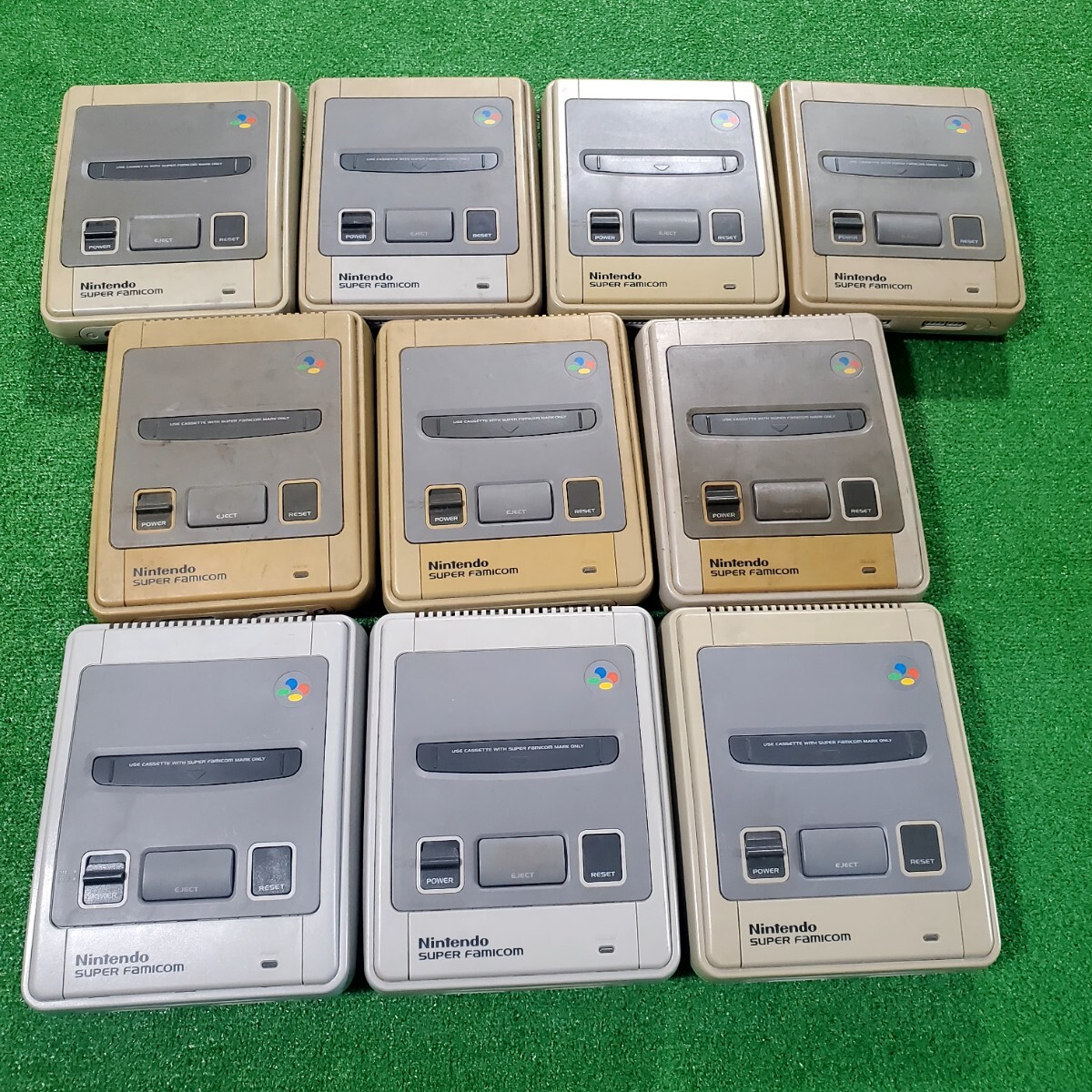 SFC スーパーファミコン 本体 10台 まとめ売り まとめて Nintendo 任天堂 SHVC-001 スーファミ ゲーム機器