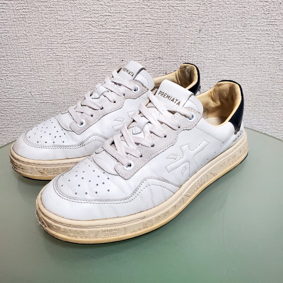 PREMIATA プレミアータ スニーカー 37 約23.5㎝ ホワイト 人気モデル 激カワ 
