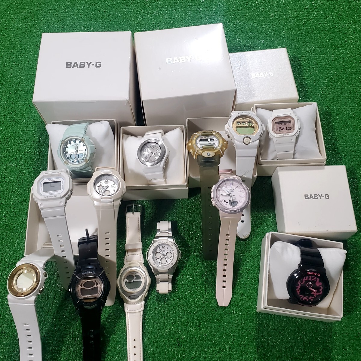 CASIO カシオ Baby-G 10本以上 腕時計 美品含む まとめ売り 時計 大量 BGD-565SC BGA-280 BGA-100 コレクション整理 デジタル アナログ