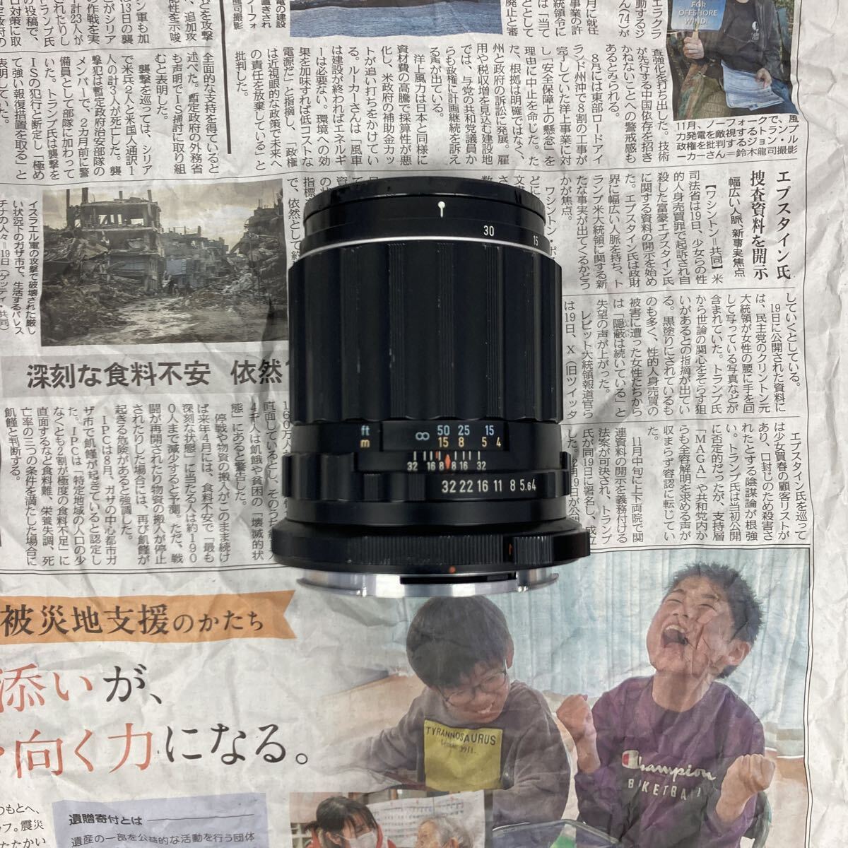 【A18】PENTAX Super-Multi-Coated MACRO-TAKUMAR 6×7 135mm F4 中判レンズ ジャンク品