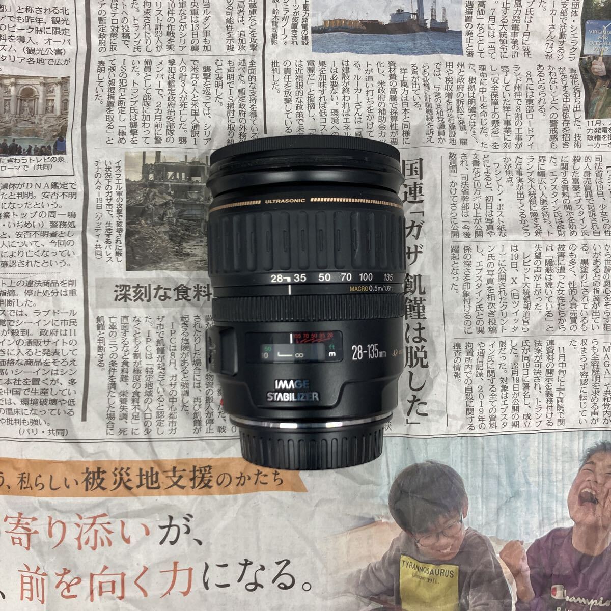 【A19】Canon ZOOM LENS EF 28-135mm F 3.5-5.6 IS ULTRASONIC ジャンク品