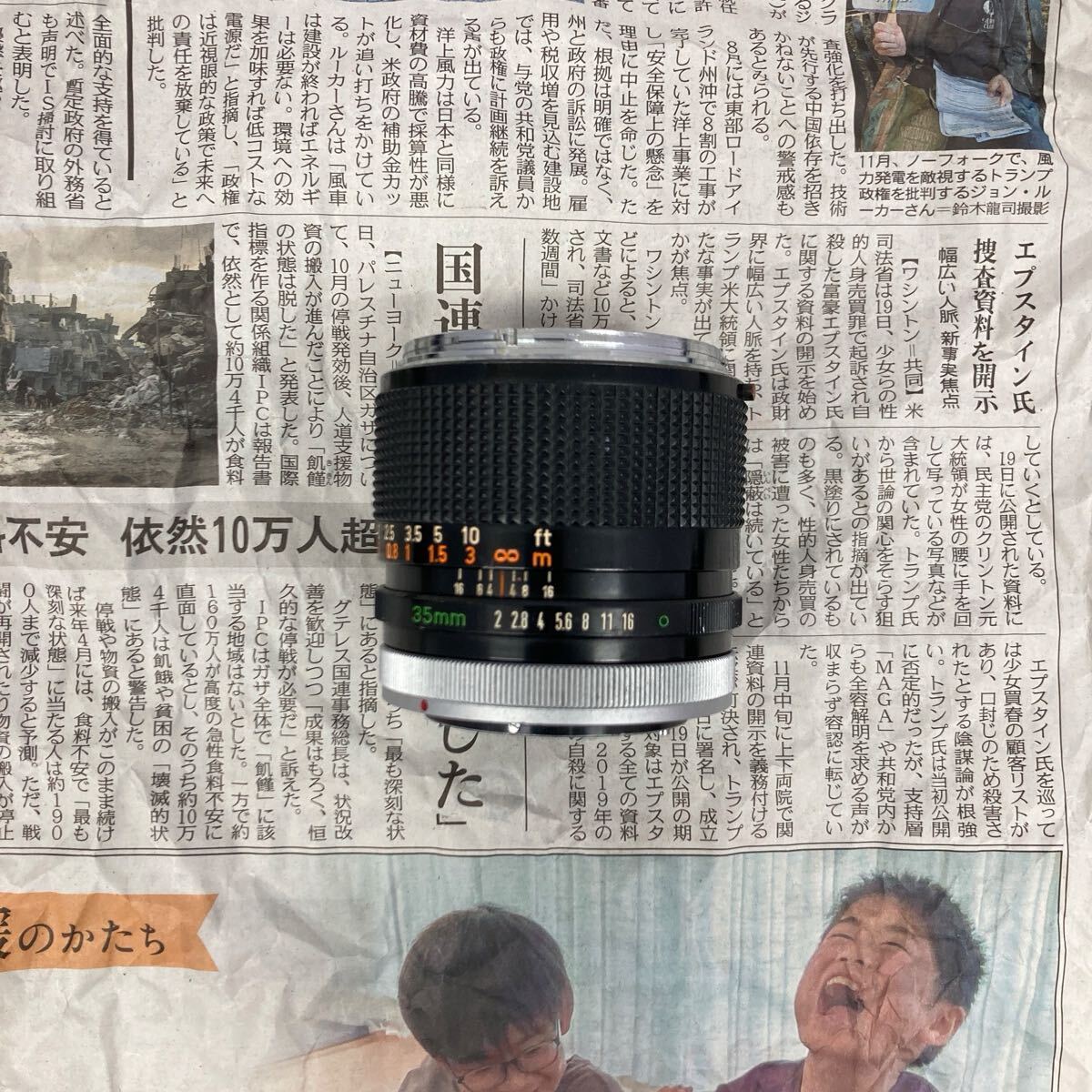 【A27】Canon LENS FD 35mm F2 ジャンク品