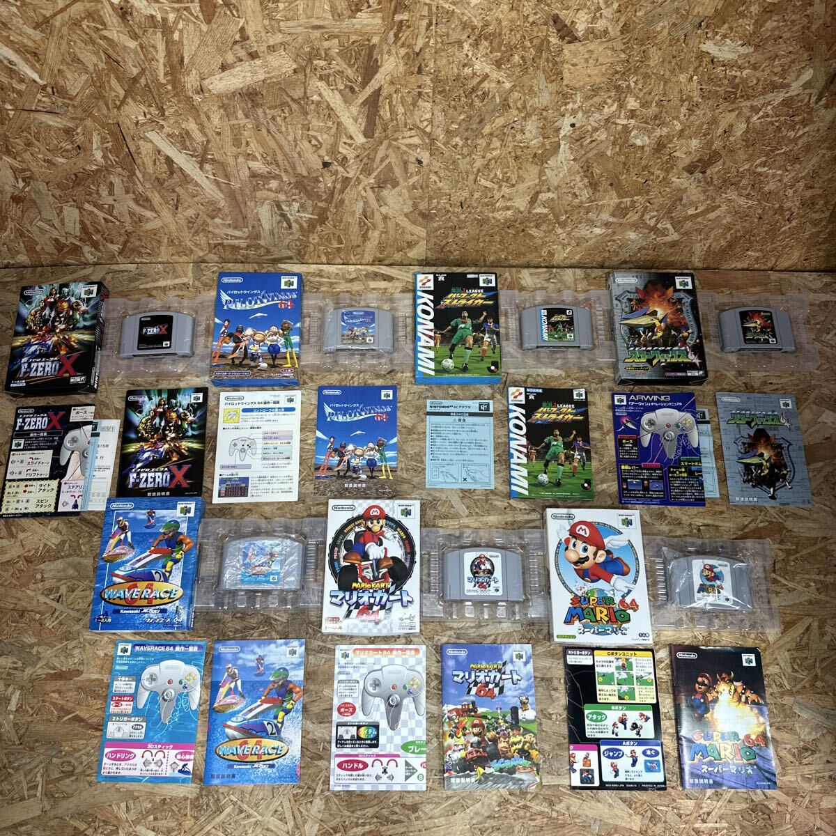 mdom0731/1円〜/Nintendo/ニンテンドー/スーパーファミコン/64/ゲームソフト/カセット/任天堂/セット/箱付き/動作未確認/ジャンク