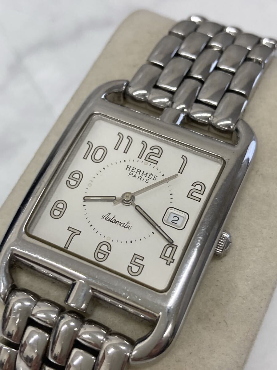 S 稼動品 エルメス HERMES ケープコッド 自動巻き 腕時計 CC1.710 メンズ オートマチック ブランド 中古品 高級 