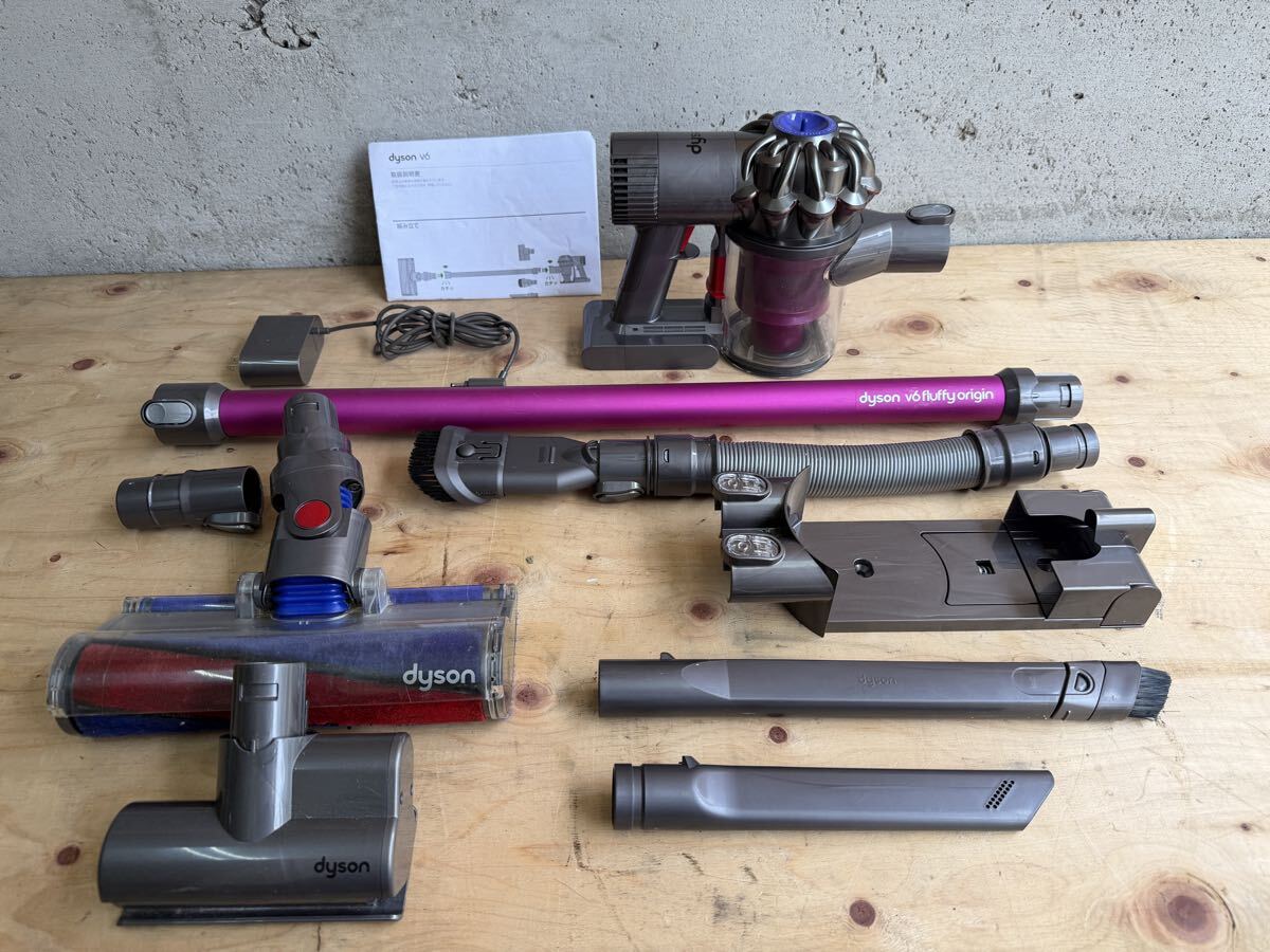 【中古】 dyson ダイソン コードレスクリーナー 掃除機 DC74 v6 fluffy origin ジャンク品 