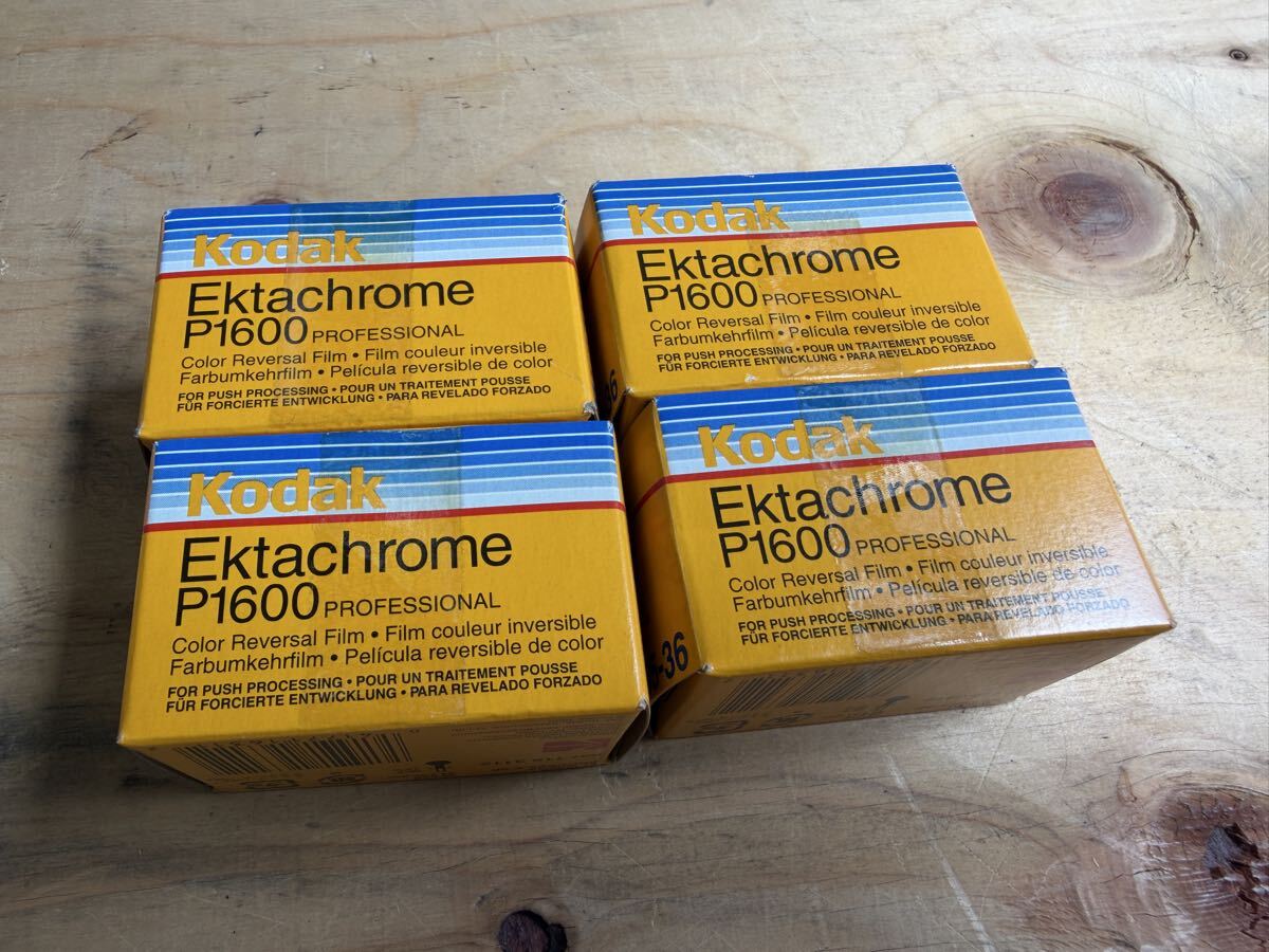19【未開封】 Kodak EKTACHROME 135-36 期限切れフィルム コダック 作例 4個セット P1600
