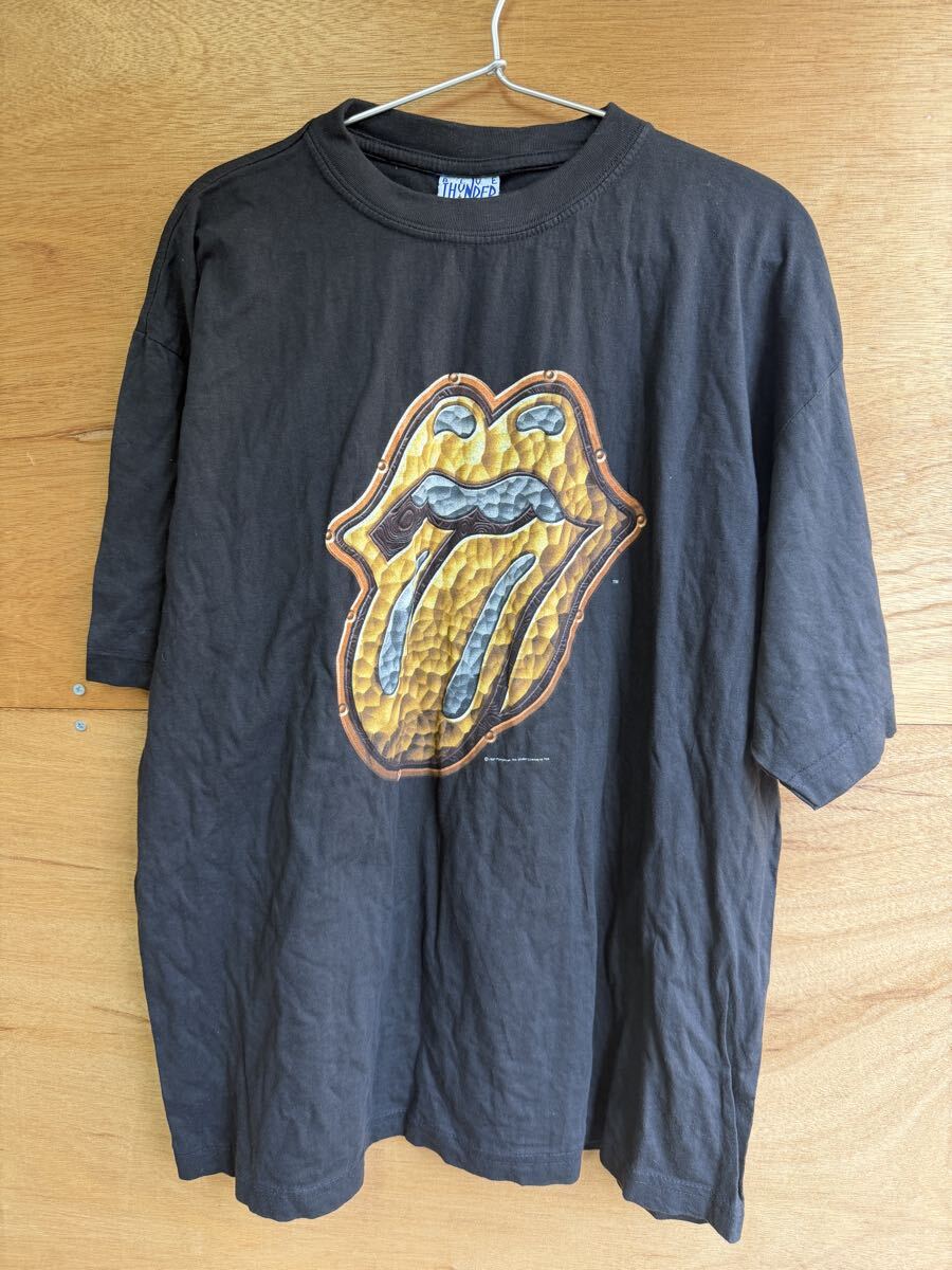 【当時物/Lサイズ/限定】Bridges to Babylon European Tour 1998 ROLLING STONES Tシャツ ローリングストーンズ 古着 90s