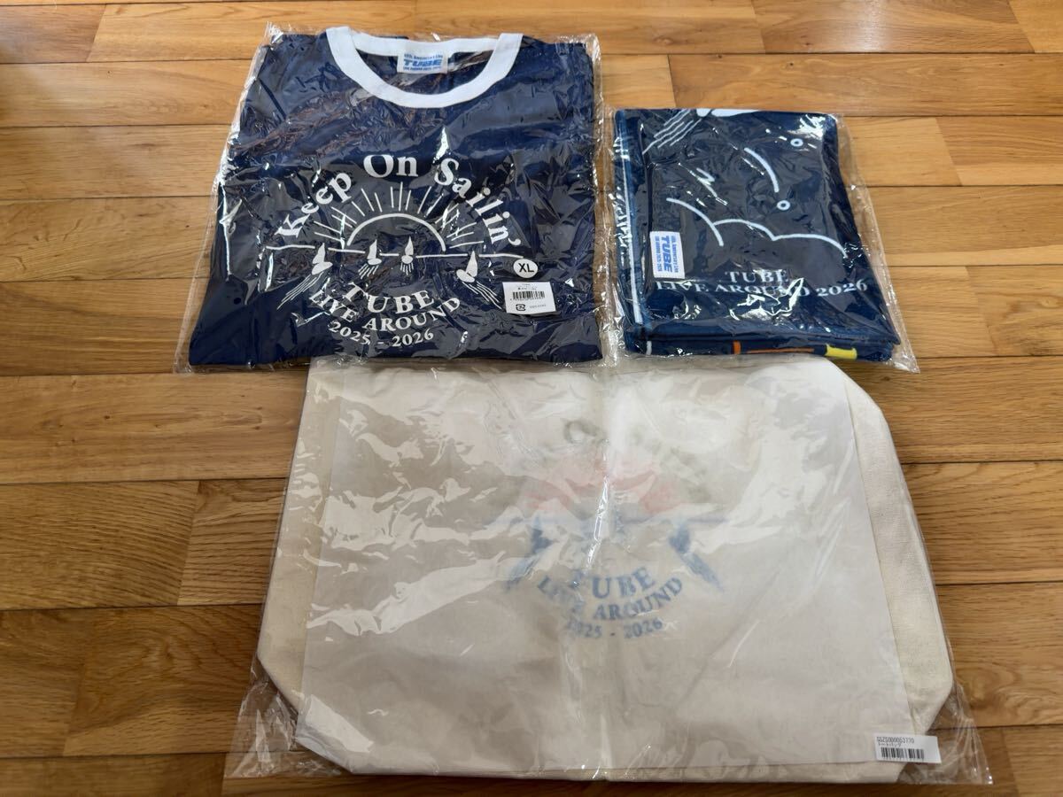TUBE LIVE AROUND 2025-2026 TシャツXL+マフラータオル+トートバッグ