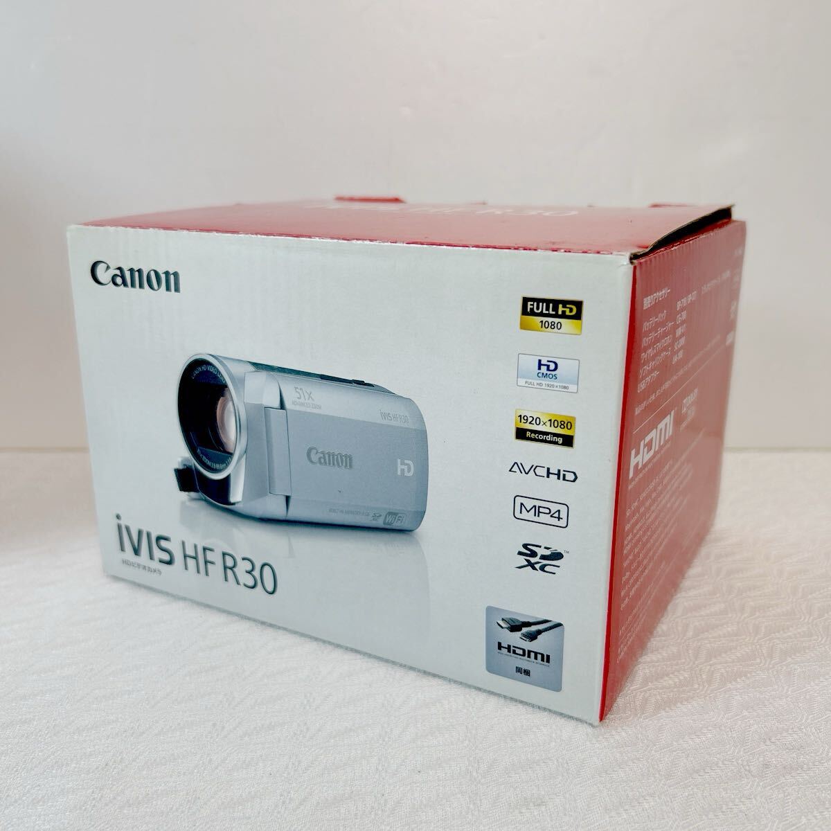 未使用保管品 Canon iVIS HF R30 キヤノン アイビス HDビデオカメラ 
