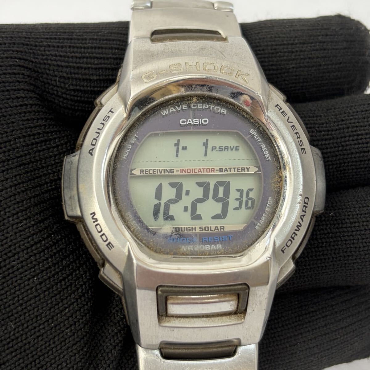 0001【0812 I-404】CASIO カシオG-SHOCK GショックGW-600DJ-1 電波ソーラー　通電確認済み　ジャンク品