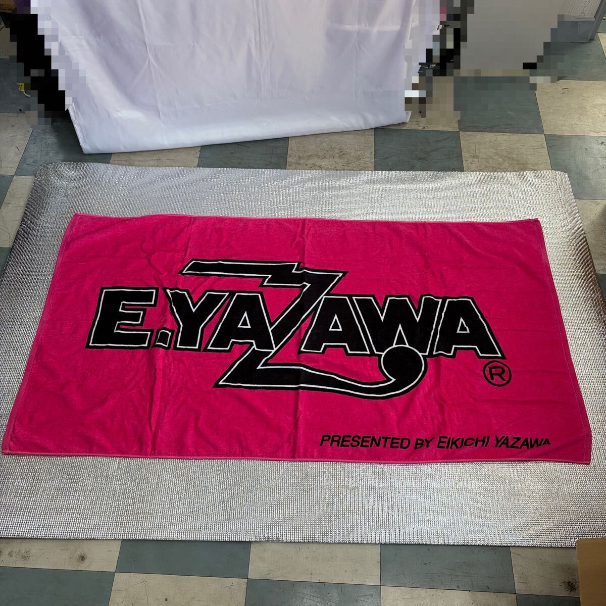 【0812M105】矢沢永吉 ビーチタオル 全長150cm オフィシャルグッズ E.YAZAWA ライブグッズ コレクション グッズ 推し活