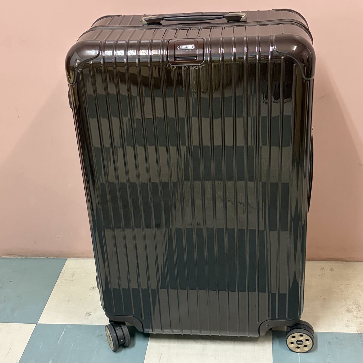 00021【0812 I-342】 RIMOWA リモワ スーツケース サルサデラックス　ダークブラウン〈160サイズ〉