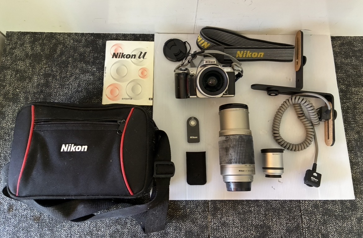 1000円スタート nikon カメラ 一眼レフ 本体 sony レンズ TTL調光コード SC-17 色々 まとめて