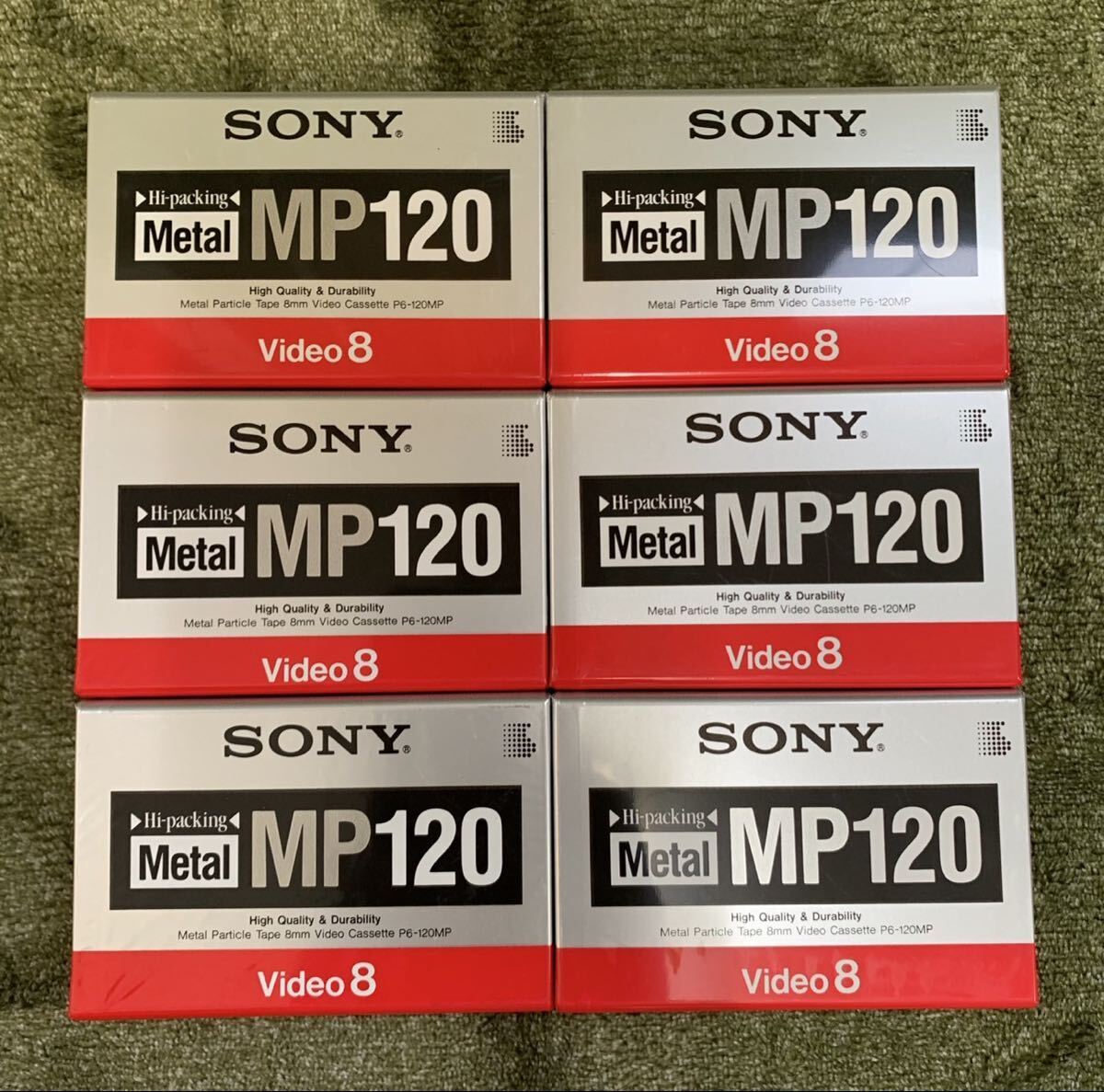 SONY Video8 8ミリビデオテープ MP120 6本セット 未開封