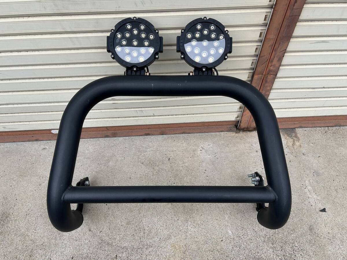 宮城県仙台市発 スズキ ジムニー JB64 グリルガード バンパーガード LEDライト付 売切!!