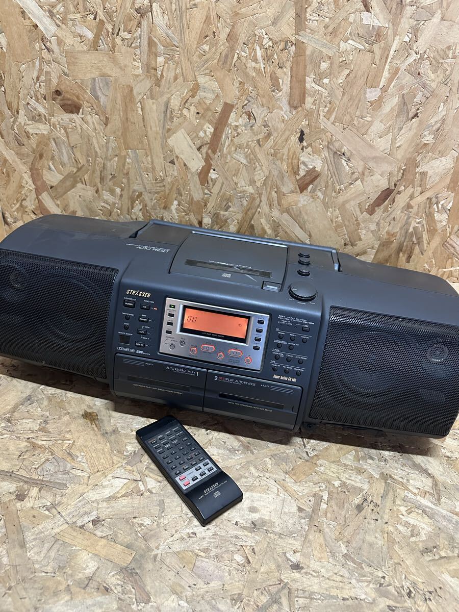 AIWA アイワ CDラジカセ ダブルカセット CSD-SR8