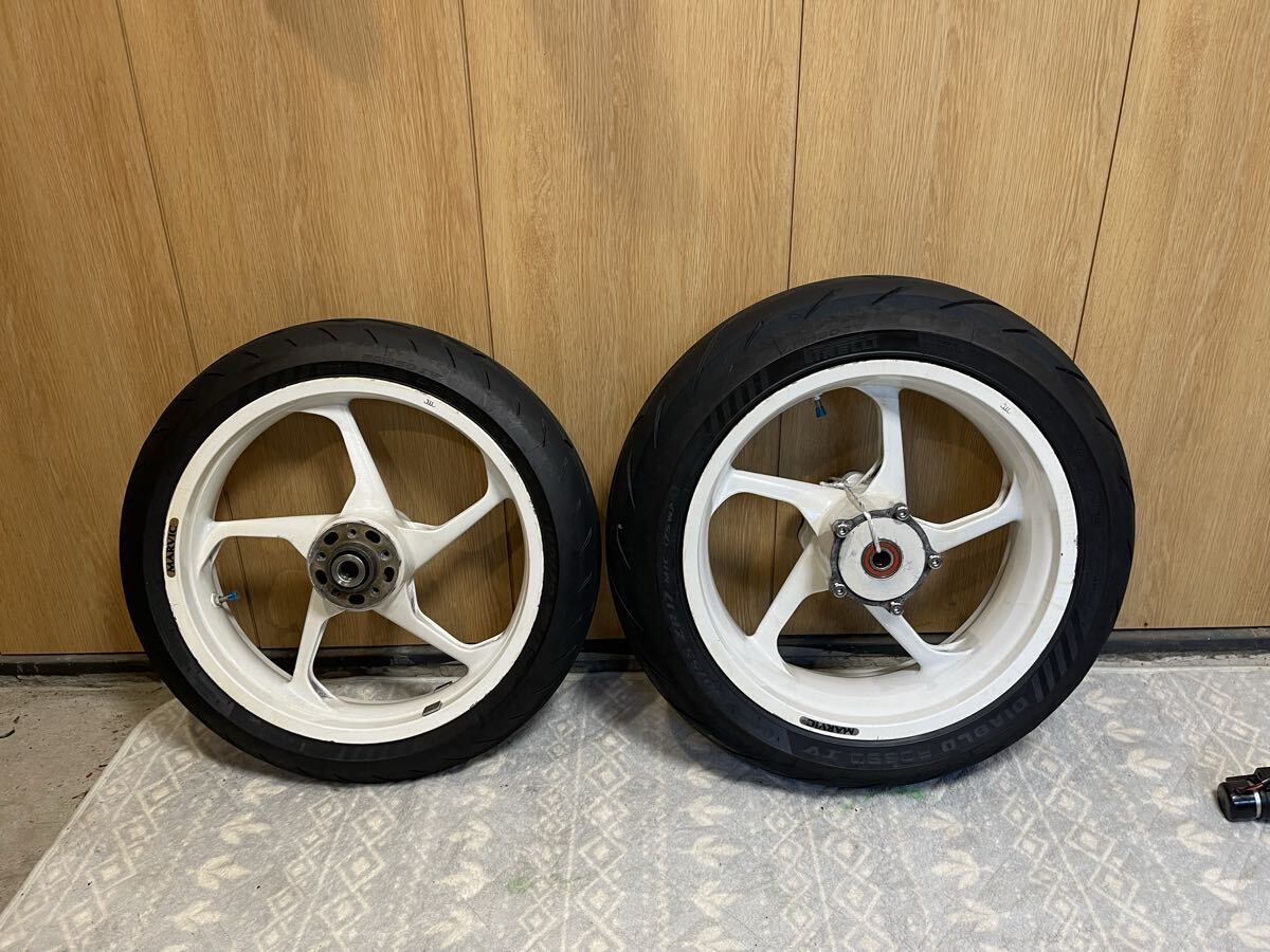 MARVIC マビック マグネシウムホイール 前後セット 17インチ ホワイト　zrx1100