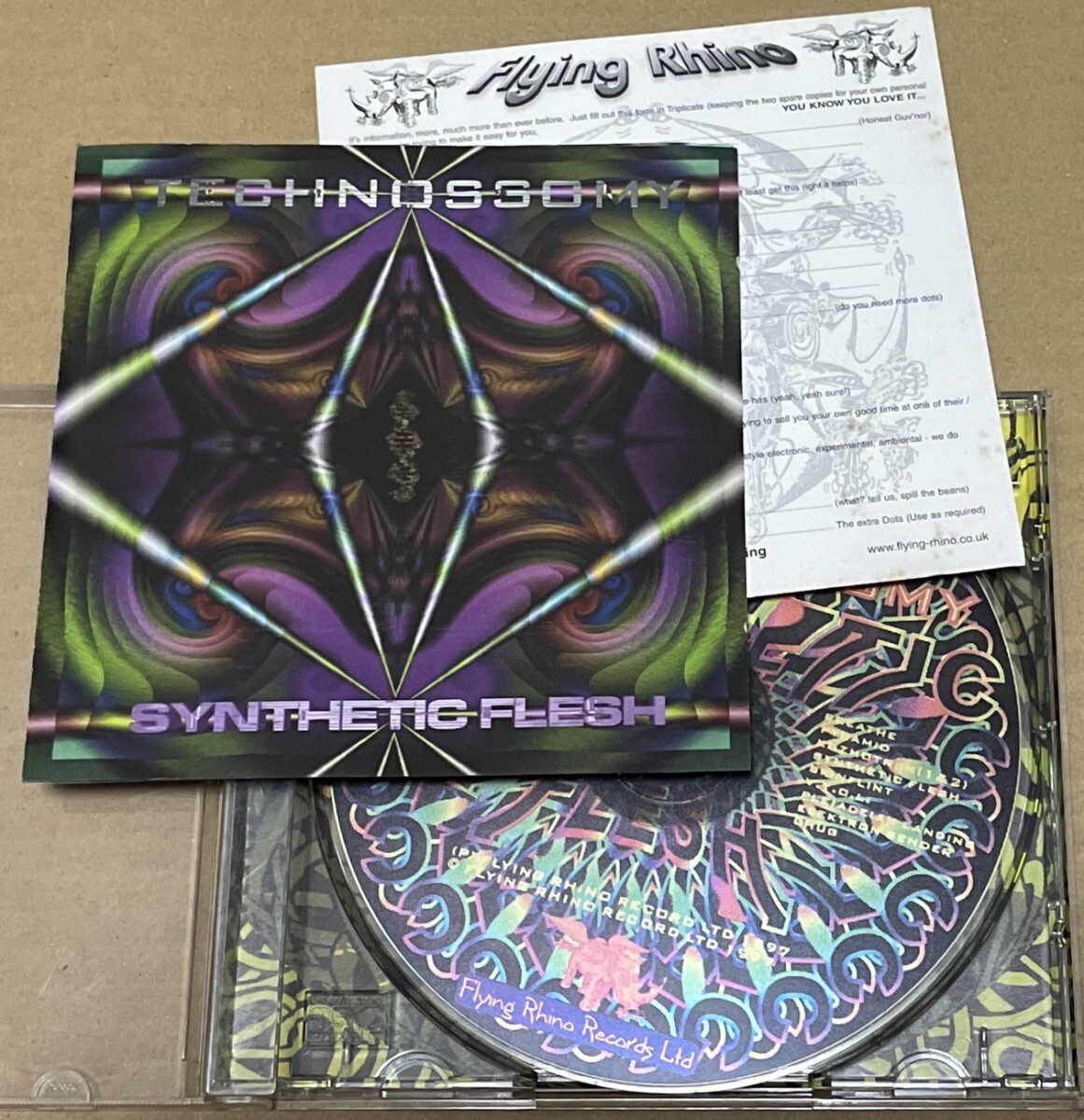 送料込 Technossomy - Synthetic Flesh 輸入盤CD / AFRCD2