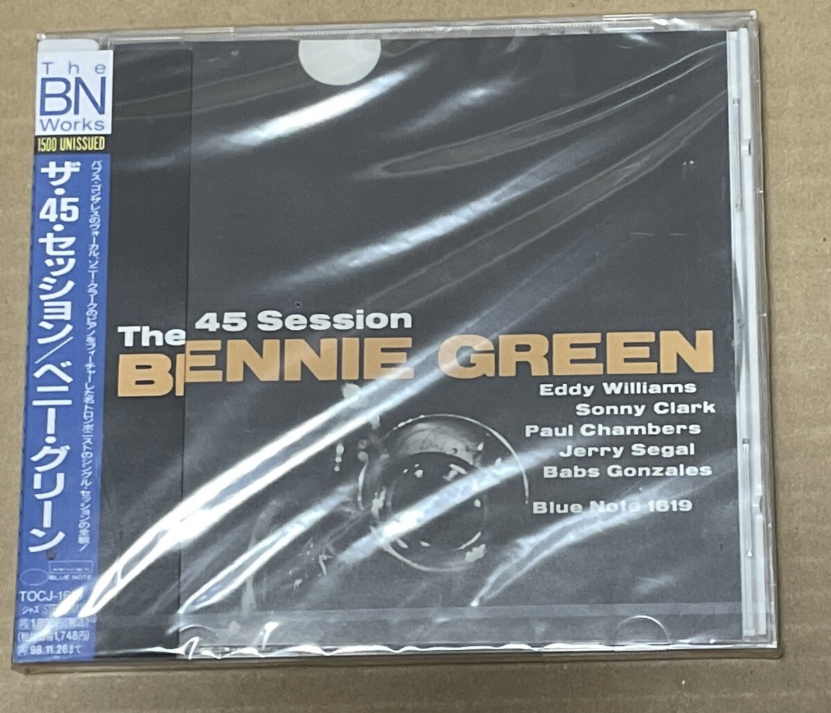 未開封 送料込 Bennie Green - The 45 Session 国内盤CD / ベニー・グリーン - ザ・45セッションズ / TOCJ1619